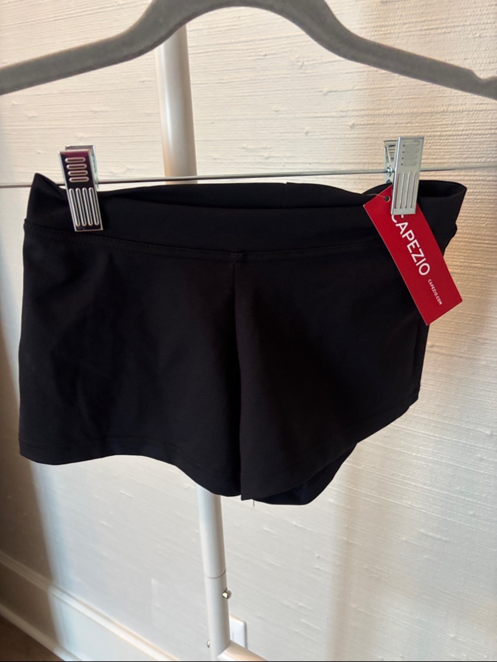 NWT Capezio XS Black Performance Dance Short